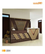 كاونترات استقبال شركة مصنع جولدن فرنتشر الاثاث المكتبي