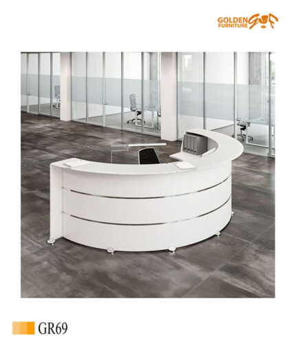 كاونترات استقبال شركة مصنع جولدن فرنتشر الاثاث المكتبي