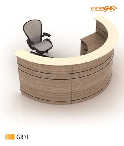 كاونترات استقبال شركة مصنع جولدن فرنتشر الاثاث المكتبي