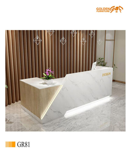 كاونترات استقبال شركة مصنع جولدن فرنتشر الاثاث المكتبي