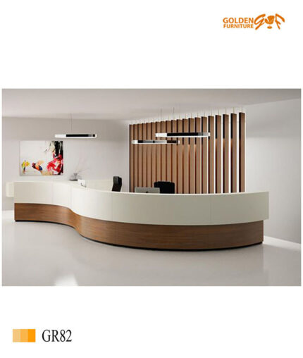 كاونترات استقبال شركة مصنع جولدن فرنتشر الاثاث المكتبي