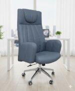 كرسي مدير جلد عالى  مستورد  موديل سمايل