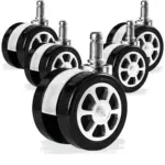 طقم  عجل  كراسى  مكتب 5 قطع لون موديل  مرسيدس