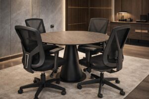 ⁦طاولة اجتماعات دائرية  كود GLT0021⁩ - الصورة ⁦2⁩